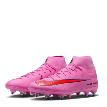 Nike Mercurial Superfly 10 Soft Ground Football Boots – Pink/Black – view 2
