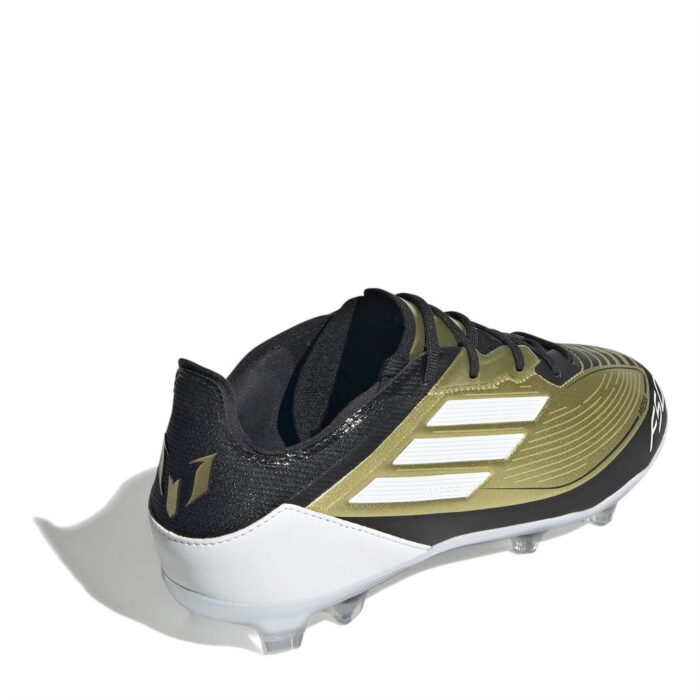 adidas F50 Junior Firm Ground Football Boots – Gold/Black – view 7