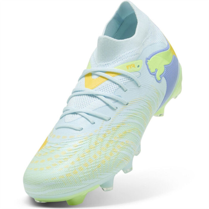 Puma Future 9 Firm Ground Football Boots – Ice/Yellow – view 6
