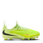 Nike Phantom Gx Ii Junior Firm Ground Football Boots – Crimson/Volt