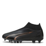 Puma Ultra Firm Ground Football Boots – Black/Rose – view 2