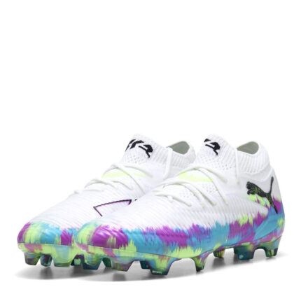 Puma Womens Future 8 Firm Ground Football Boots – White/Multi