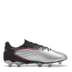 Puma King Firm Ground Football Boots – Silver/Black – view 4