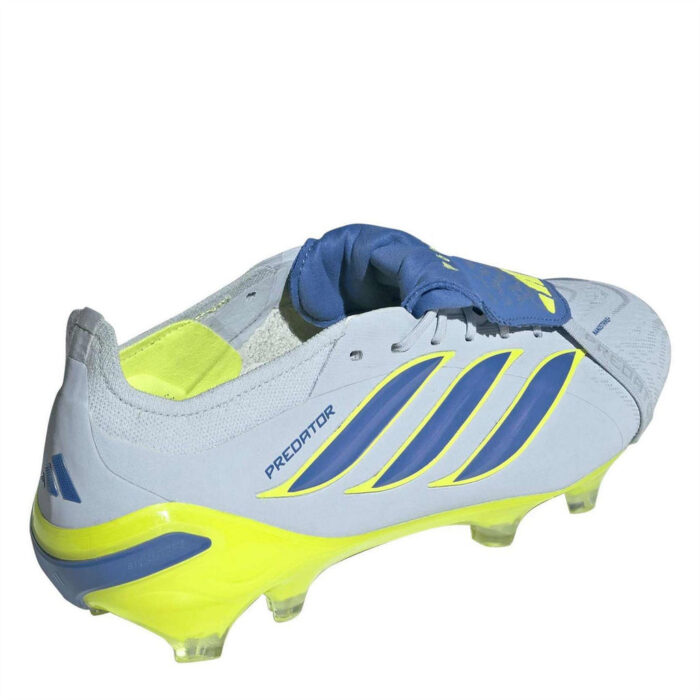 adidas Predator Firm Ground Football Boots – Blue/Yellow – view 5