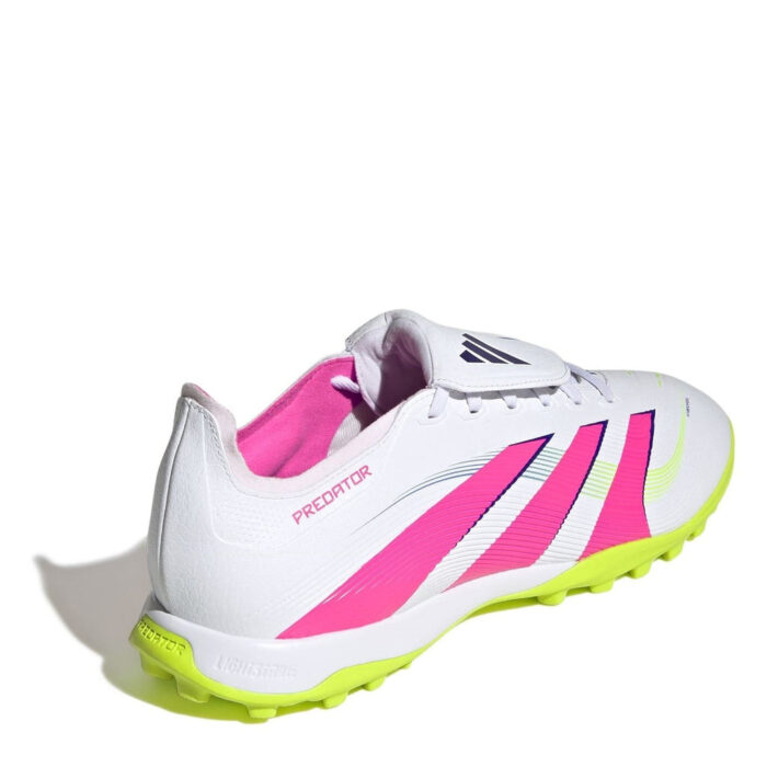 adidas Predator Turf Football Boots – White/Pink - Image 4