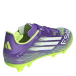 adidas F50 Junior Firm Ground Football Boots – Purple/White – view 4