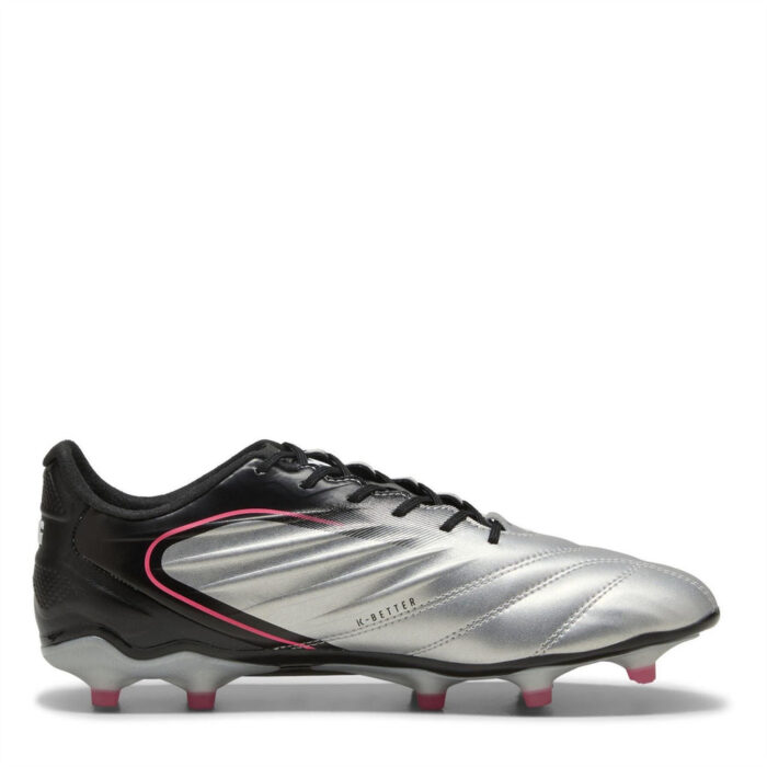 Puma Womens King Firm Ground Football Boots – Silver/Black – view 4
