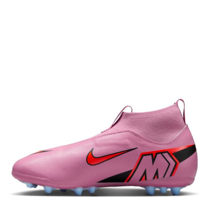 Nike Zoom Mercurial Superfly Junior Artificial Ground Football Boots – Pink/Black – view 2