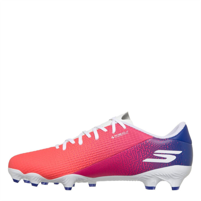 Skechers Skx.2 Firm Ground Football Boots – Blue/Pink – view 2