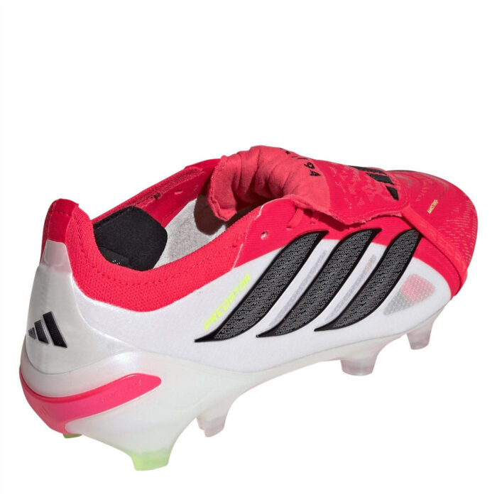 adidas Predator Firm Ground Football Boots – Red/Blk/White – view 5
