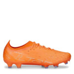 Puma Womens Ultra.1 Firm Ground Football Boots – Orange/Blue – view 4