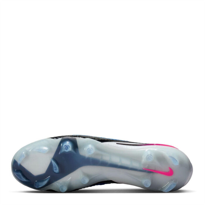 Nike Phantom 6 Low Firm Ground Football Boots – Blue/Wht/Pink – view 3