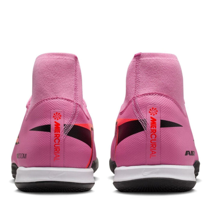 Nike Zoom Superfly 10 Indoor Football Boots – Pink/Black – view 5