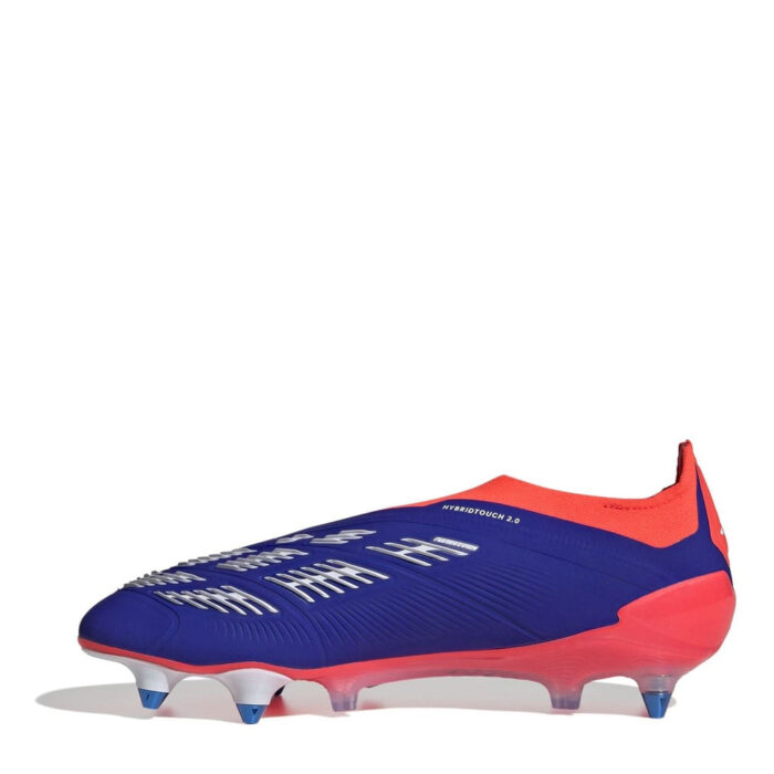 adidas Predator Soft Ground Football Boots – Blue/White/Red – view 2