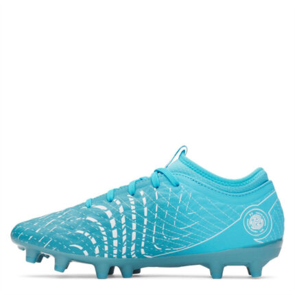 Under Armour Under Armour Magnetico .3 Junior Firm Ground Football Boots – Blue/White – view 2