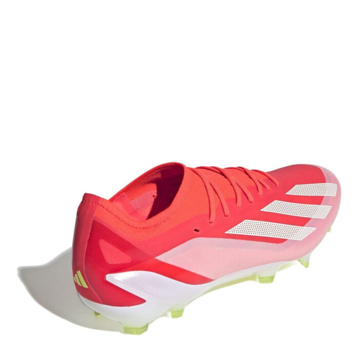adidas X Crazyfast Firm Ground Football Boots – Red/Wht/Yellow – view 4