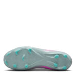 Nike Zoom Mercurial Superfly 10 Junior Firm Ground Football Boots – Grey/Pink – view 3