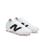 New Balance Tekela V4+ Firm Ground Football Boots – White/Black – view 4