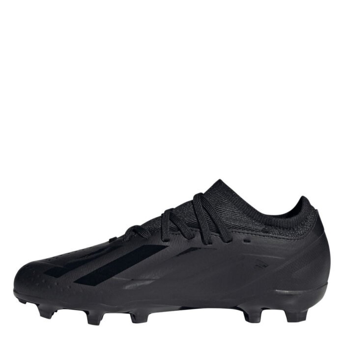 adidas X Crazyfast Junior Firm Ground Football Boots – Black/Black – view 2
