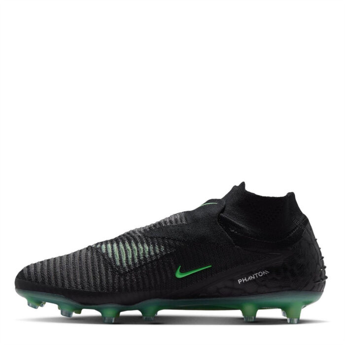 Nike Phantom 6 High Turf Football Boots – Black/Green – view 2