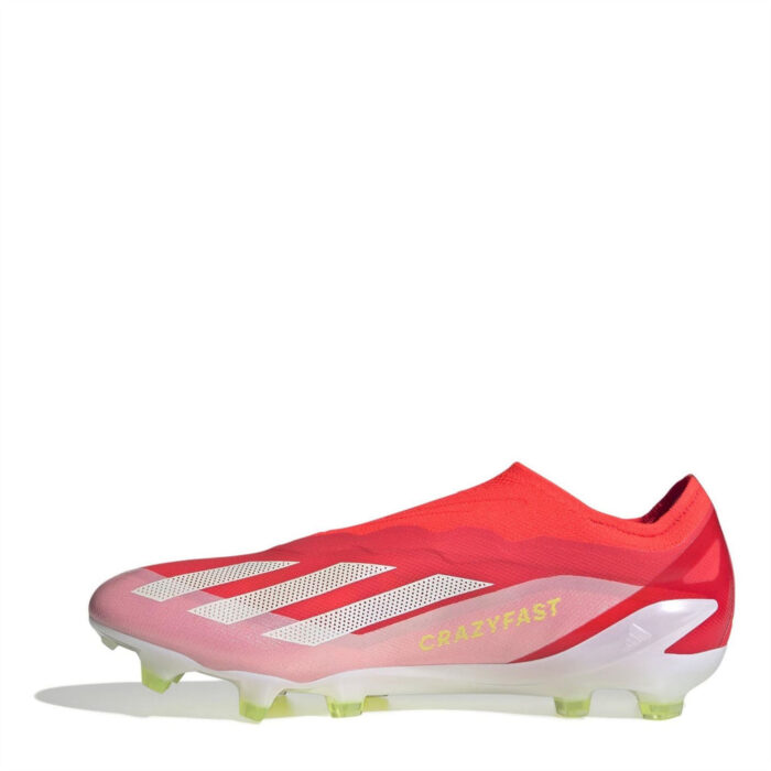 adidas X Crazyfast Firm Ground Football Boots – Red/Wht/Yellow – view 2