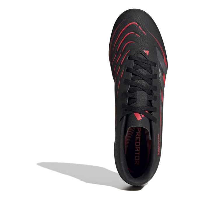 adidas Predator Turf Football Boots – Black/Grey – view 5
