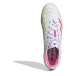 adidas Predator Firm Ground Football Boots – White/Pink – view 5