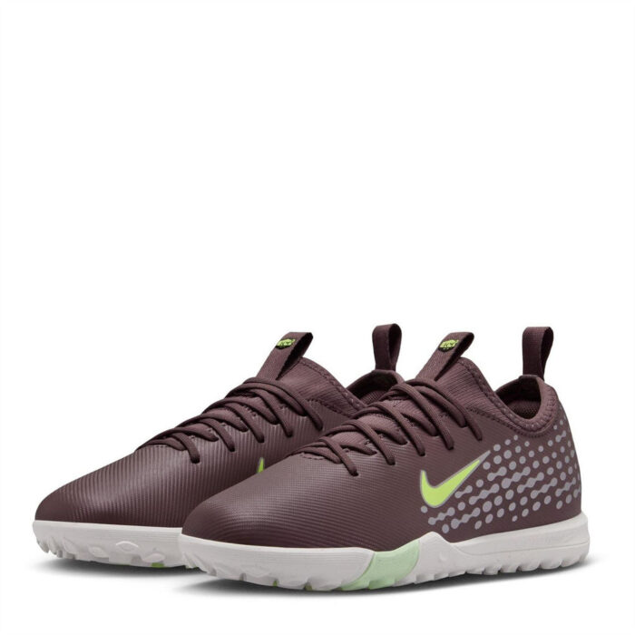 Nike Zoom Mercurial Vapor 16 Junior Turf Football Boots – Plum/Silver – view 5