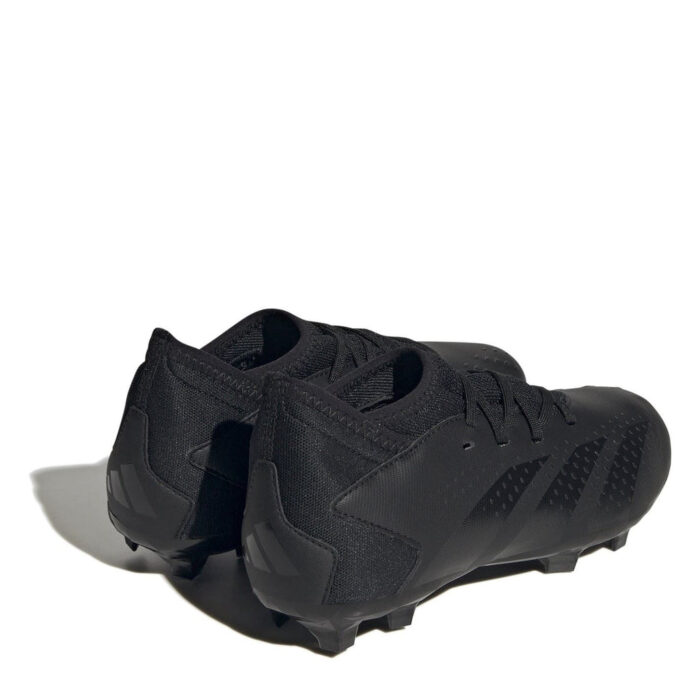 adidas Predator Edge.3 Junior Firm Ground Football Boots – Black/Black – view 4