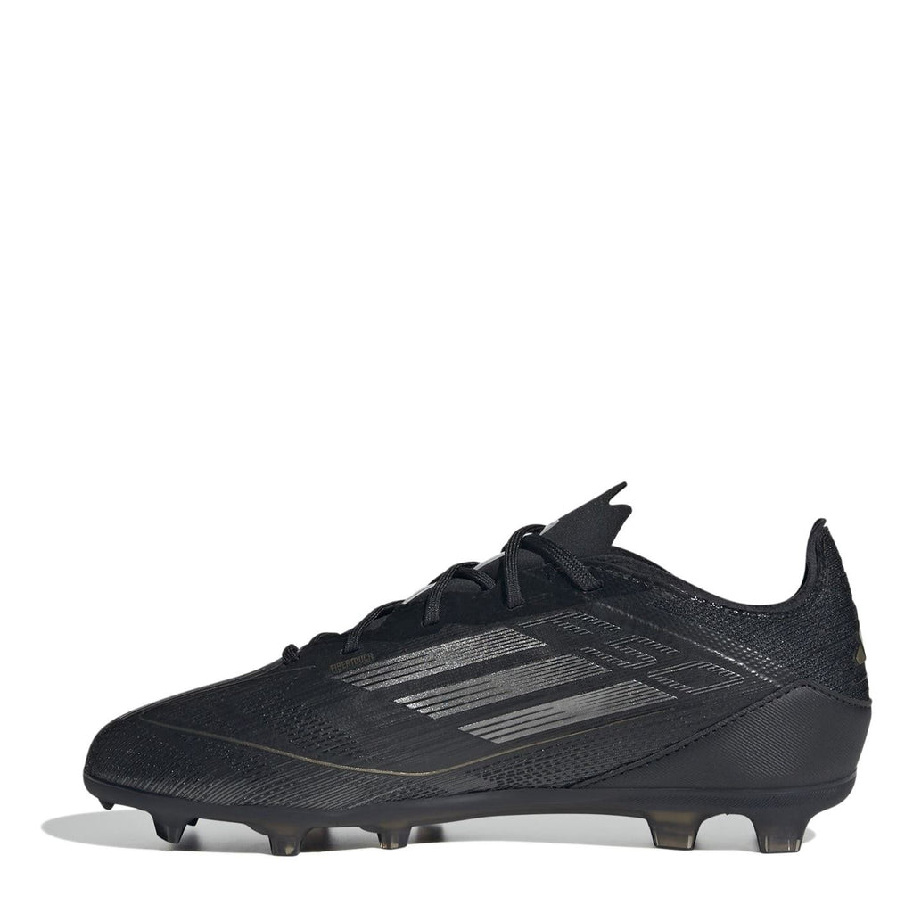 adidas F50 Junior Firm Ground Football Boots – Black/Silver – view 2