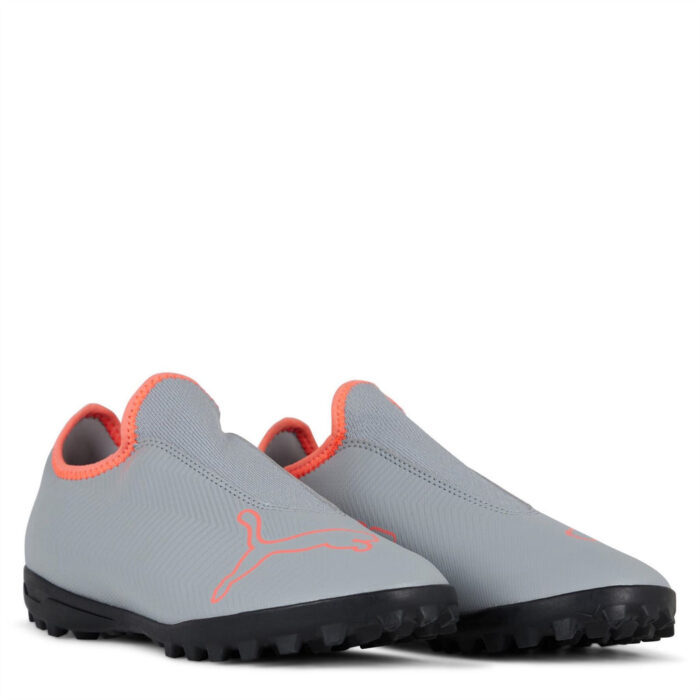 Puma Finesse Turf Football Boots – Grey/Orange – view 4