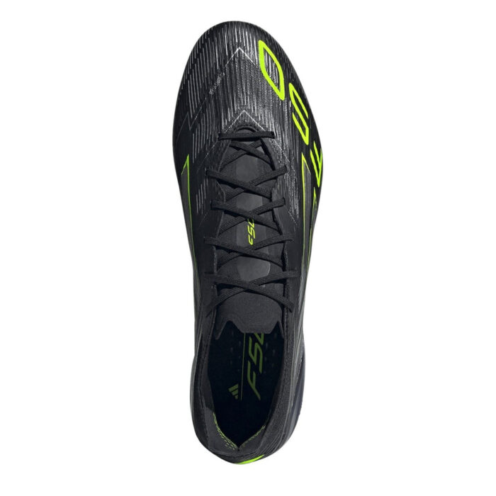 adidas F50 Firm Ground Football Boots – Black/Lemon – view 5