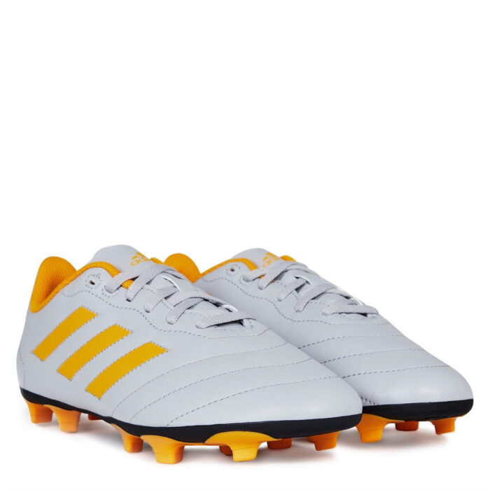 adidas Goletto Viii Junior Firm Ground Football Boots – Grey/Orange – view 4