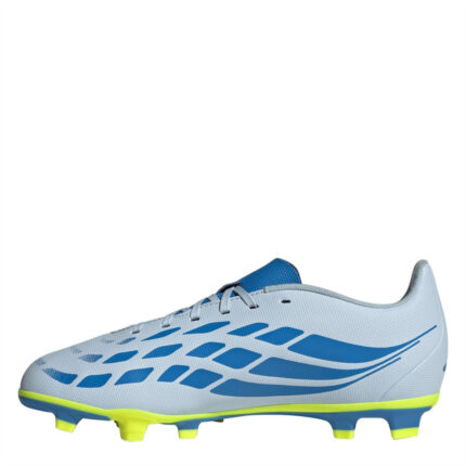 adidas Predator Junior Firm Ground Football Boots – Blue/Yellow – view 2