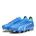 Puma Womens Ultra Ultimates.1 Firm Ground Football Boots – Blue/White – view 7