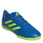 adidas Goletto Junior Turf Football Boots – Blue/Lemon – view 3