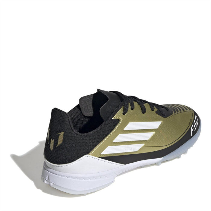 adidas F50 Junior Turf Football Boots – Gold/Black - Image 4