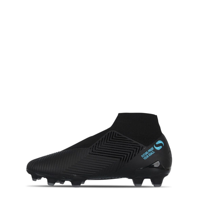 Sondico Blizzard Firm Ground Football Boots – Black/White – view 2
