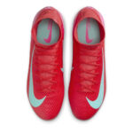 Nike Zoom Mercurial Superfly 10 Firm Ground Football Boots – Red/Green – view 5
