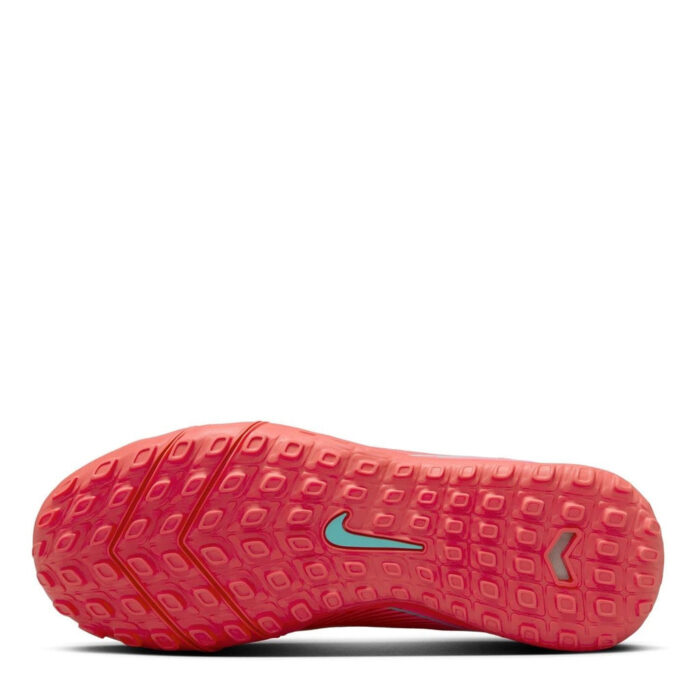 Nike Zoom Mercurial Vapor 16 Junior Turf Football Boots – Red/Green – view 3