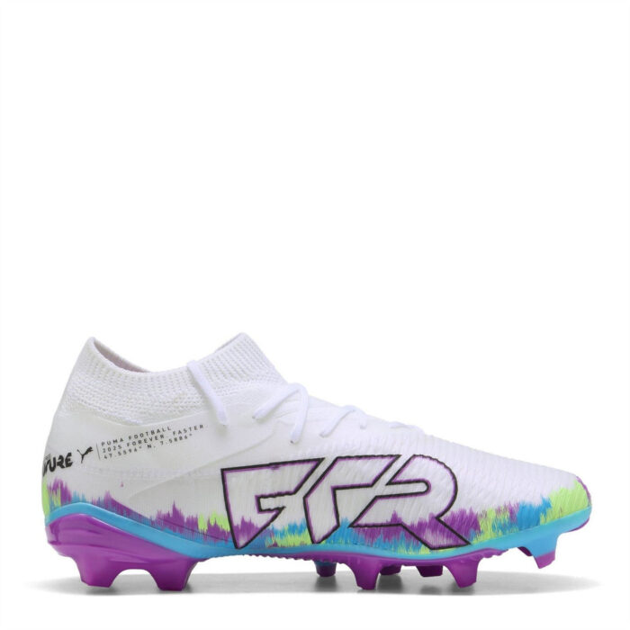 Puma Womens Future 8 Firm Ground Football Boots – White/Multi – view 4