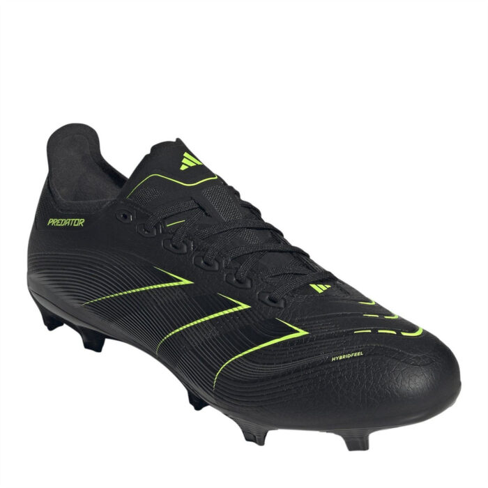 adidas Predator Firm Ground Football Boots – Black/Carbon - Image 3