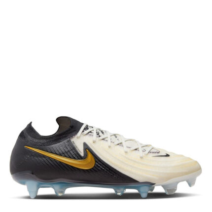 Nike Phantom Gx 2 Soft Ground Football Boots – White/Blk/Gold