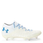 Under Armour Clone Magnetico Prohyb Lace-Up Textured Junior Turf Football Boots – White