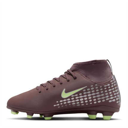 Nike Mercurial Superfly 10 Junior Firm Ground Football Boots – Plum/Silver – view 2