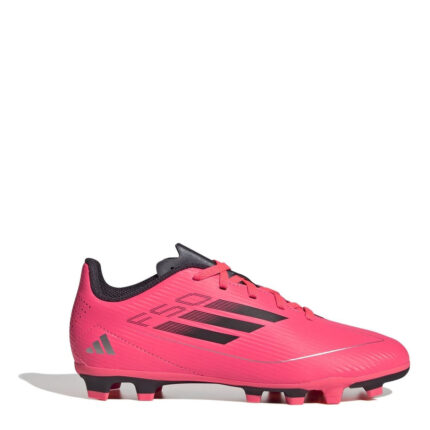 adidas F50 Junior Firm Ground Football Boots – Pink/Black