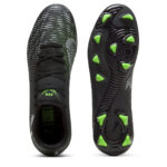 Puma Future 8 Firm Ground Football Boots – Black/Green – view 3