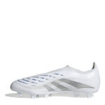 adidas Predator Firm Ground Football Boots – White/Silver – view 2