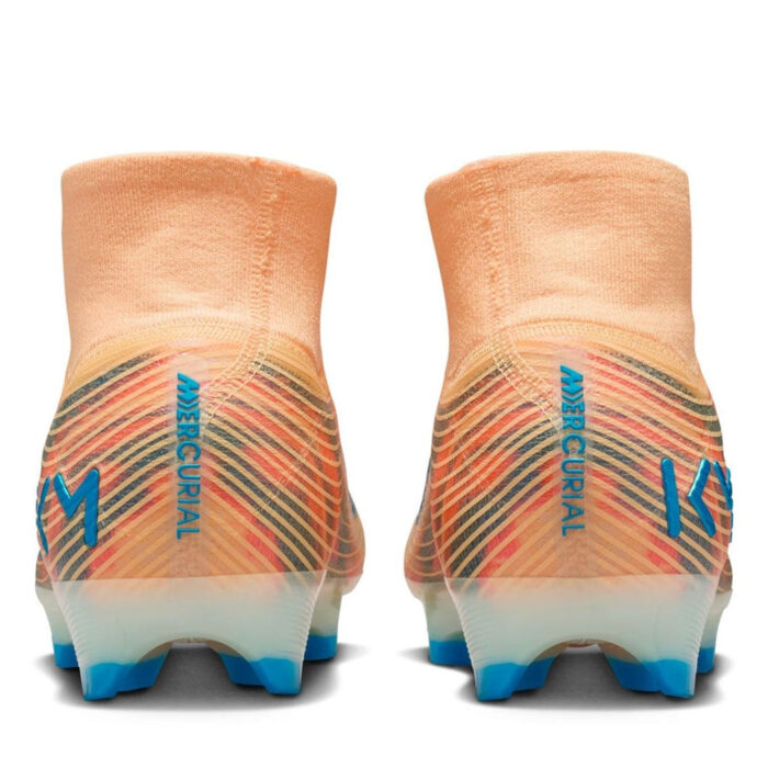 Nike Mercurial Superfly 10 Firm Ground Football Boots – Orange/Melon – view 5