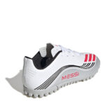 adidas F50 Messi Junior Turf Football Boots – White/Red – view 4